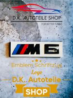 BMW M6 Emblem Logo Schriftzug für Heckklappe Schwarz Glanz