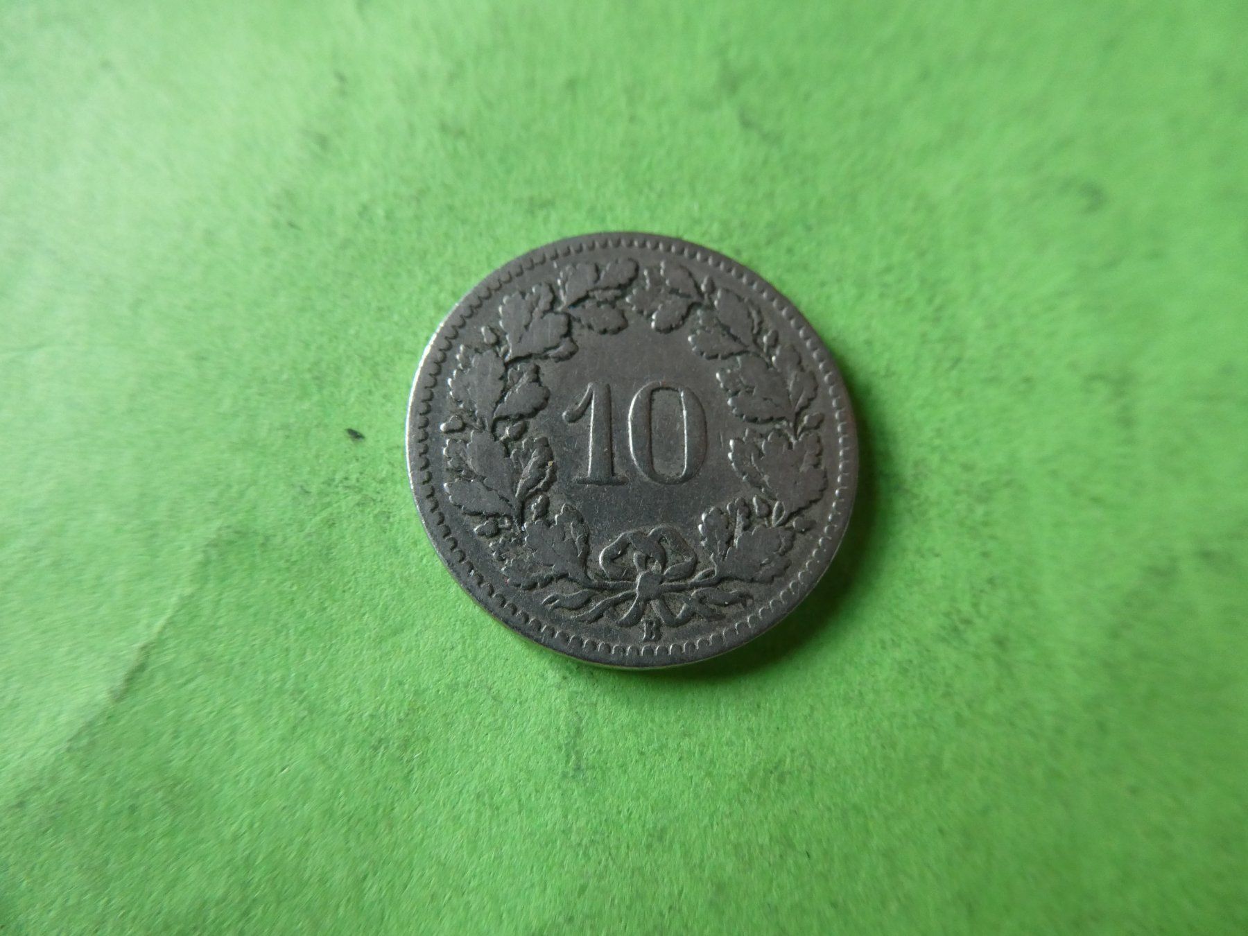 Toutes les monnaies: Schweiz 1902,  10 Rappen – D'occasion à Hinterforst par rohusri 1
