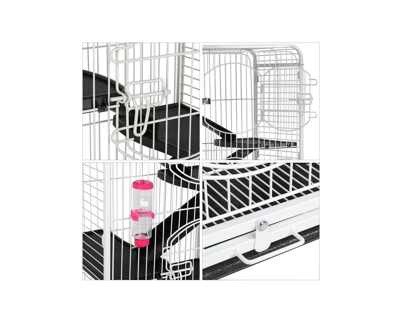Gabbie, trasporto & Sicurezza: + Yaheetech Nagerkäfig Nagervoliere Metall Hamsterkäfig – Nuovo e nell'imballaggio originale da Amriswil venduto da JaJa-Express 5