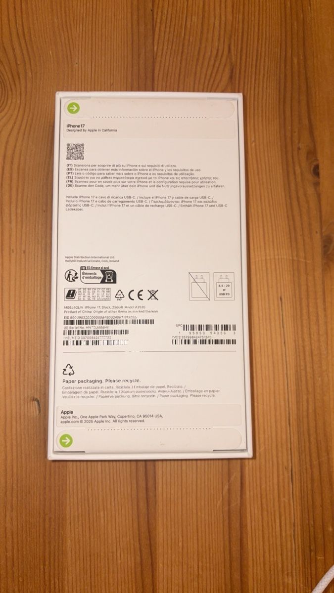 Apple Telefoni cellulari / Smartphones: Iphone 17 | 256 GB | NEU/OVP – Nuovo e nell'imballaggio originale da Köniz venduto da Lexlersshop 2