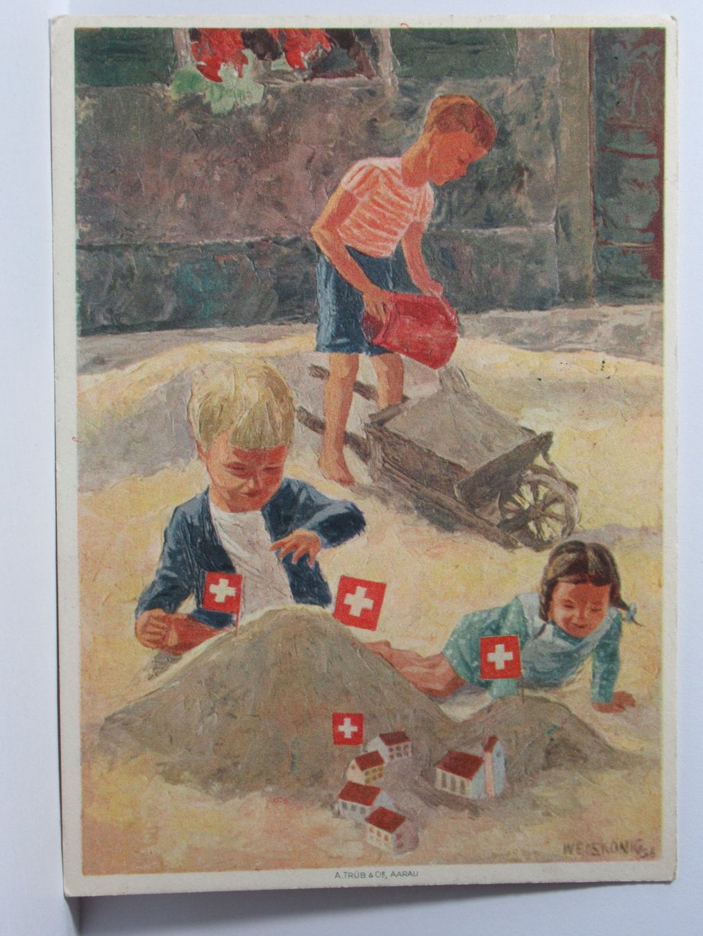 Cartoline postali: Bundesfeier 1937 – Usato da Grenchen venduto da Bluemchen1900