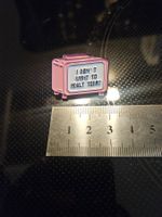 Rosa TV - I dont want to adult today - Pin Badge Anstecker