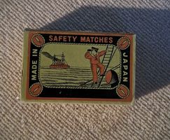 Streichholzschachtel Safety Matches Japan