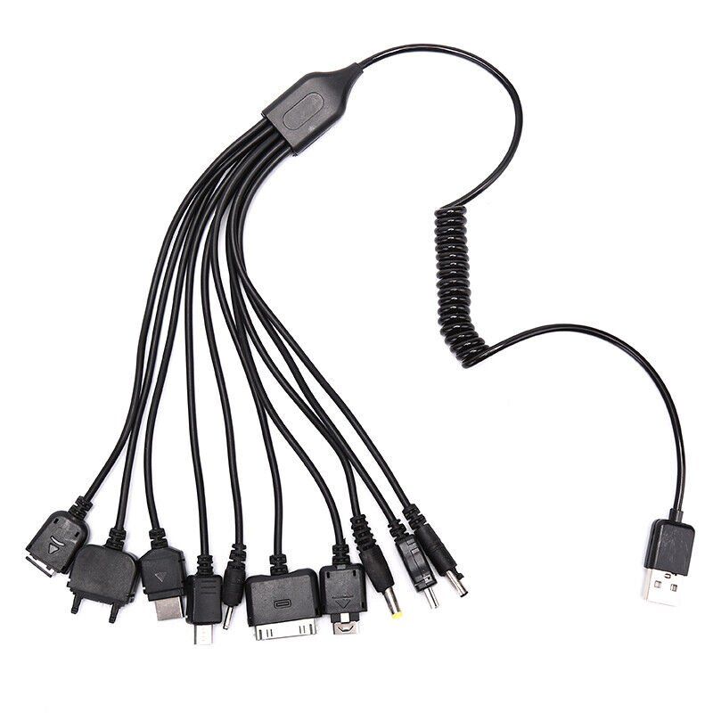 Unità & Adattatore: 10in1 Multifunktions Handy USB Ladekabel Ladegerät Universal – Nuovo (secondo la descrizione) da Kirchdorf AG venduto da Apost008 4