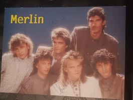 Merlin - handsignierte Autogrammkarte