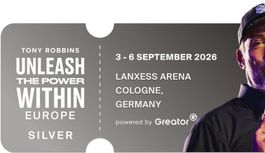 Tony Robbins UPW SILVER TICKET September 3–6, 2026, Cologne