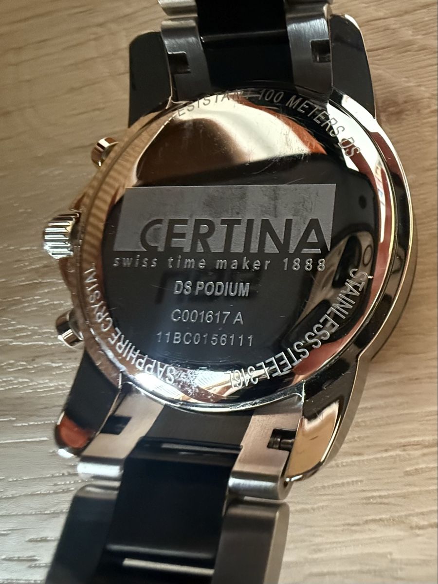 Certina Orologi: Certina DS Podium Big Size Chronograph – Usato da Kerzers venduto da Bebek1 1