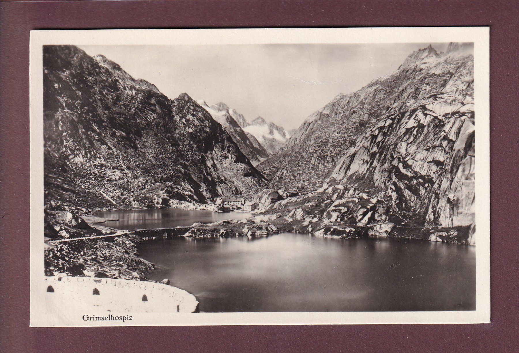 Ansichtskarten: GRIMSEL-HOSPIZ – Gebraucht aus Pully von nicecards