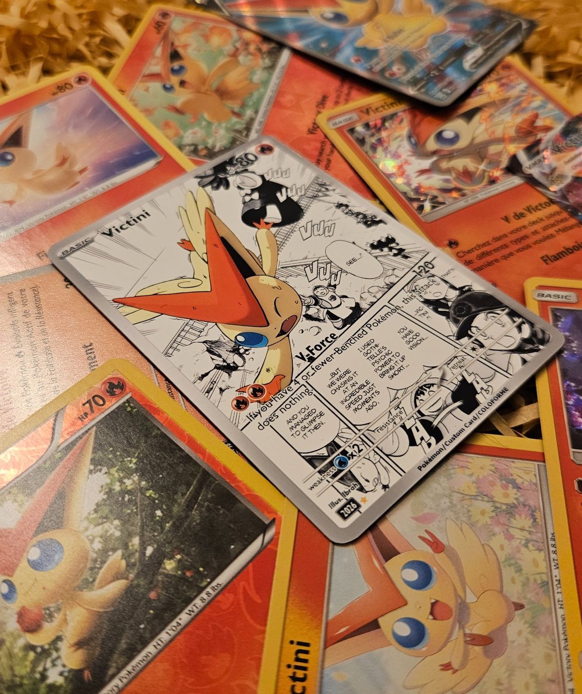 Pokémon Carte collezionabili: Victini custom card – Nuovo (secondo la descrizione) da Yverdon-les-Bains venduto da sen_dh25 2