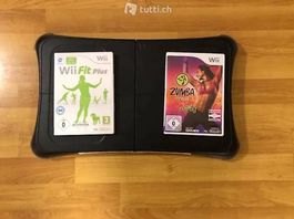 neues wii fit balance board + 2 spiele