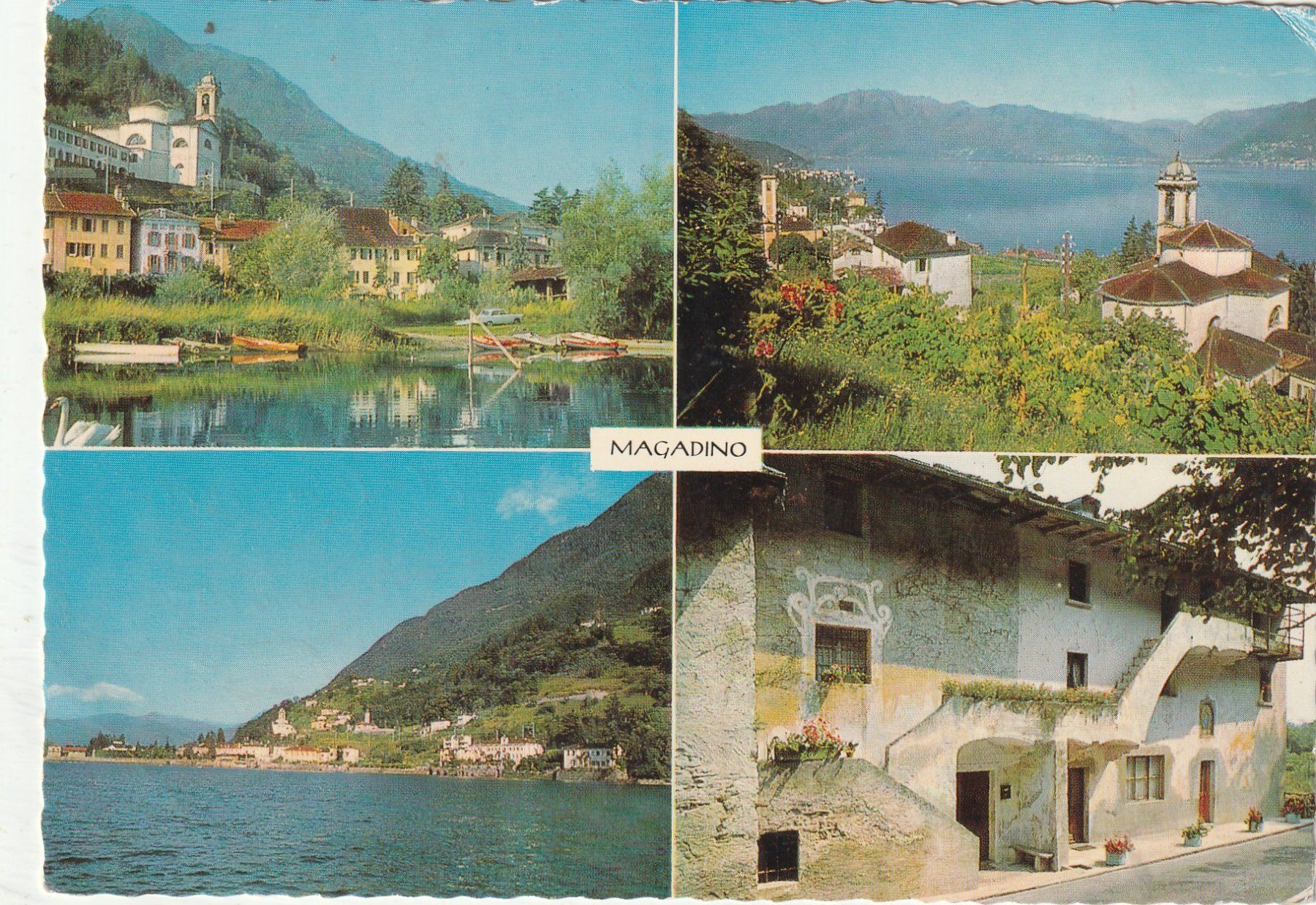 Cartoline postali: 10 Mehrbildkarten Tessin – Usato da Lumbrein venduto da made02 1
