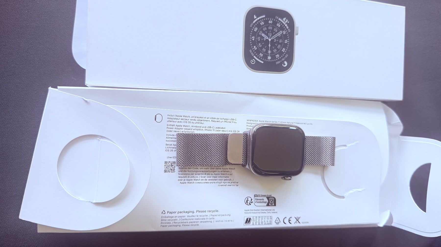 Apple Smartwatch: Apple Watch Serie 11 42 mm Titan – Usato da Grenchen venduto da Raluca29 2