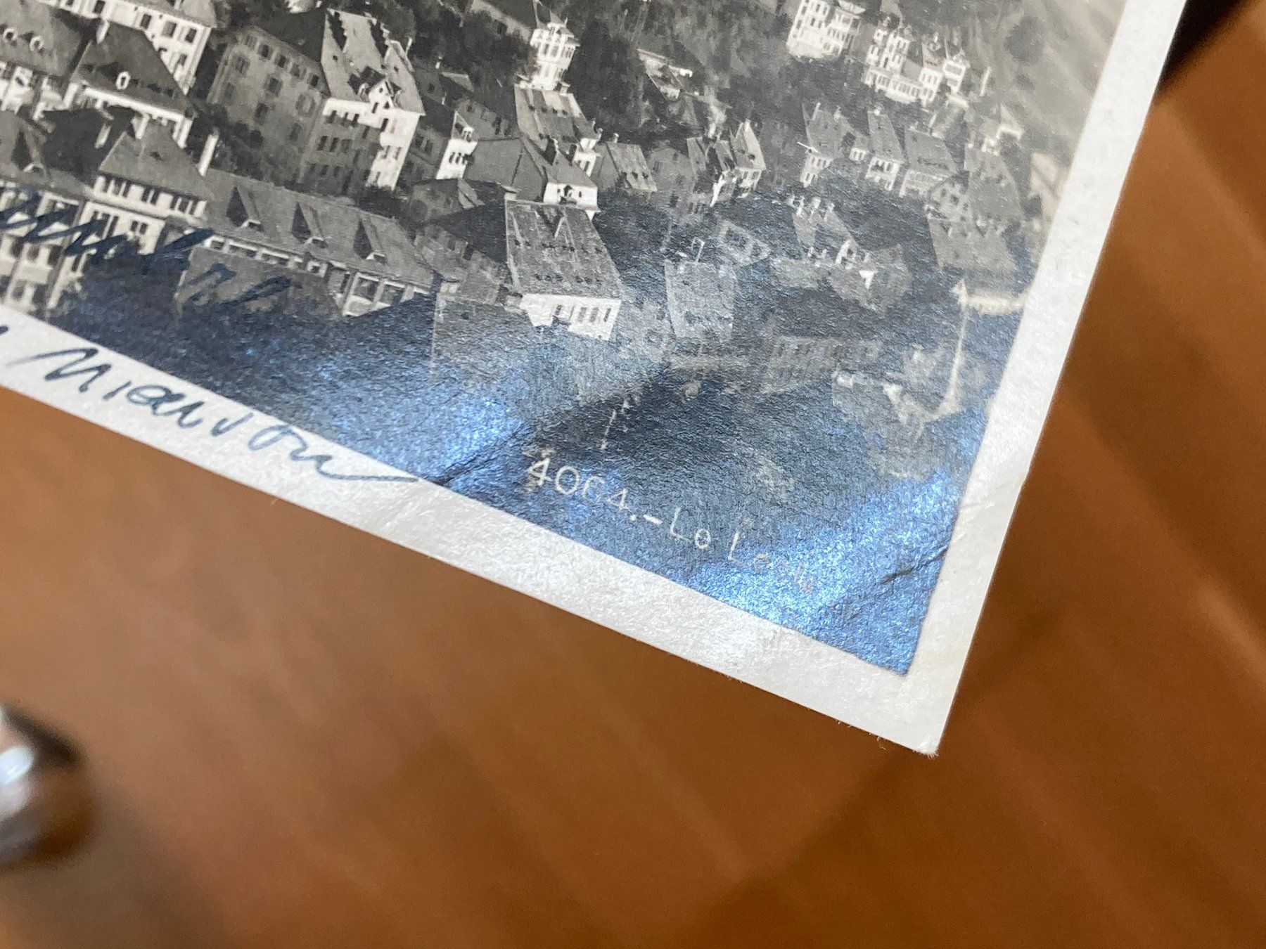 Cartoline postali: Le Locle, 1927 – Usato da Lenzburg venduto da fh1 3