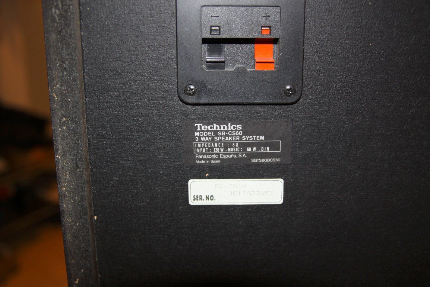 Technics Casse acustiche: Technics SB-CS60 Lautsprecherboxen – Usato da Riehen venduto da Revodidi 4