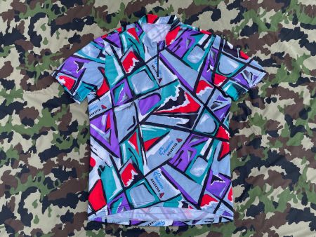 Vintage 90s Bike Jersey Swiss Team  Sz XL