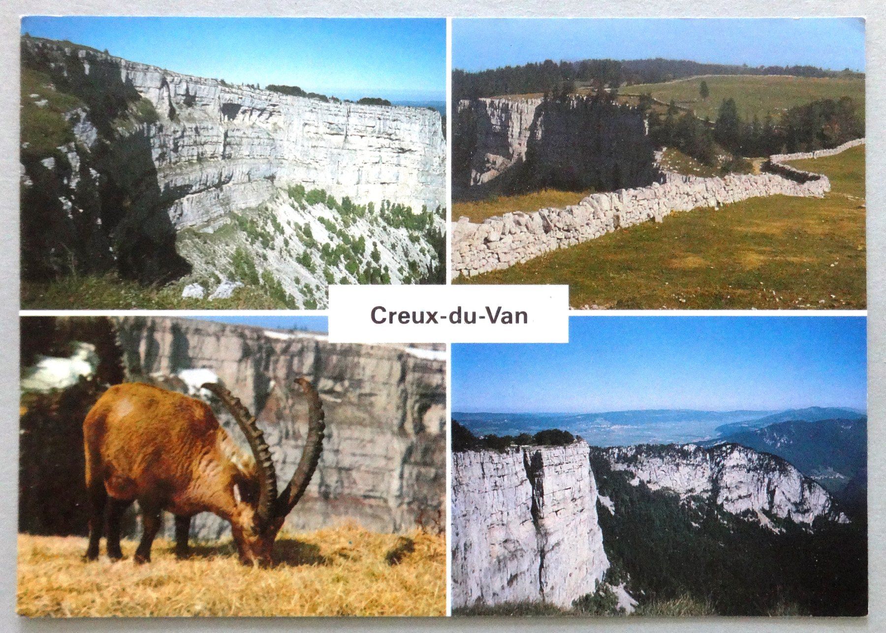 Ansichtskarten: Le Creux-du-Van – Gebraucht aus Fétigny von Billy2miny
