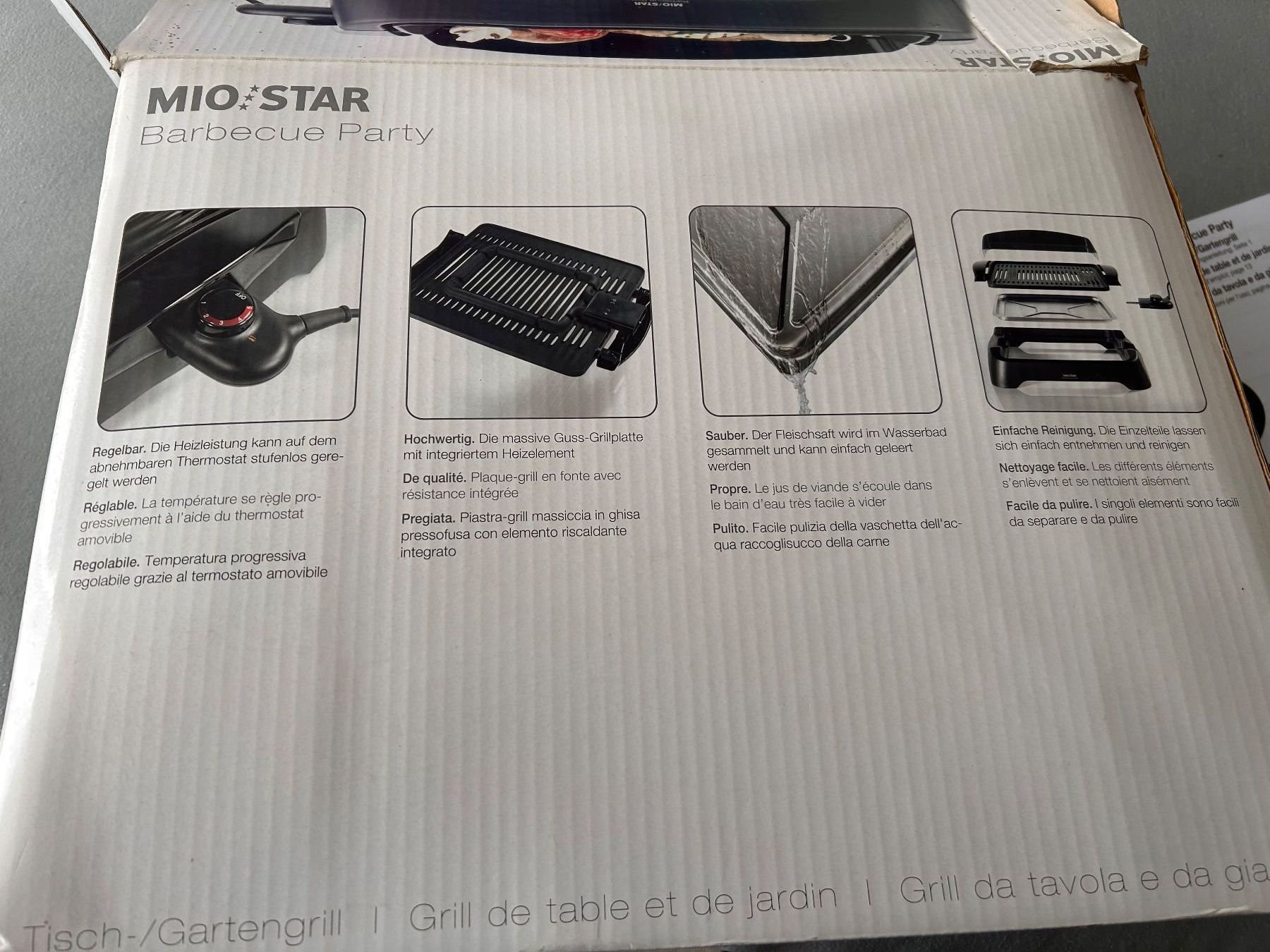 Griglie: Mio Star  Barbecue Party Grill – Nuovo e nell'imballaggio originale da Aristau venduto da WalterM06 7