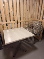 Balkon- Gartentisch mit 4 Stühlen