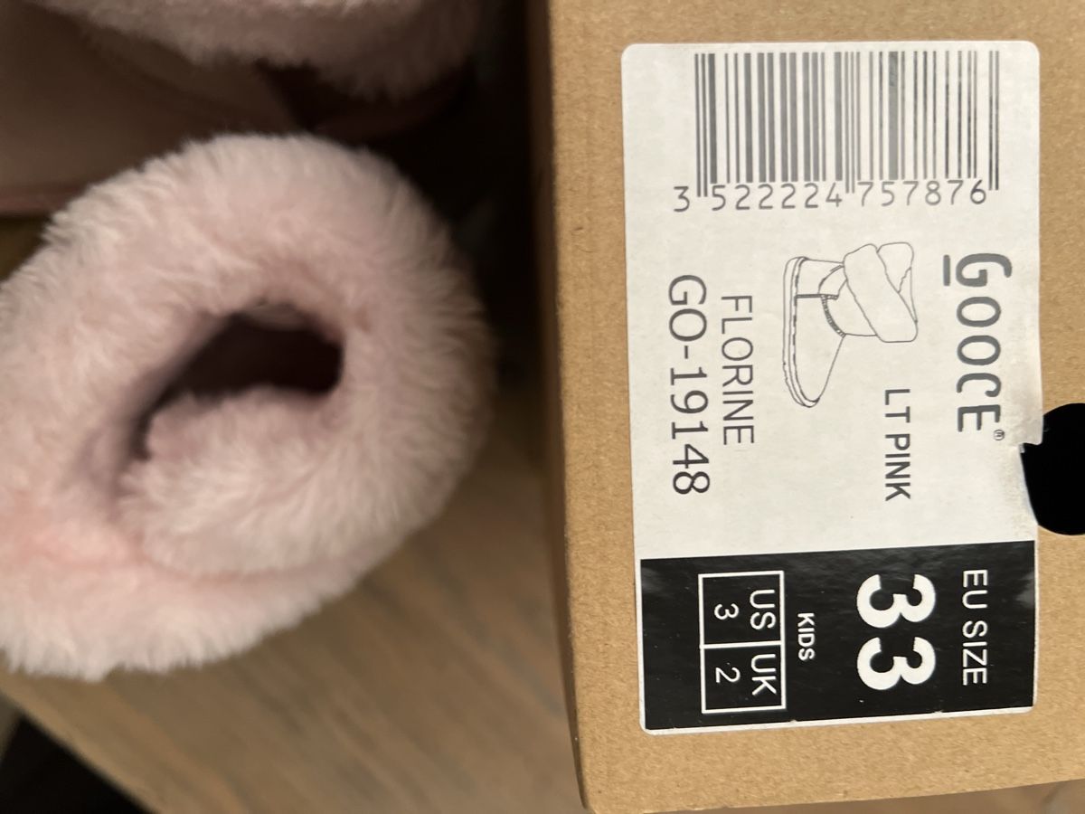 Schuhe für Mädchen: Gooce Boots Sheepskin/wool 33 Pink – Neu (gemäss Beschreibung) aus Wettswil von Mdx 3