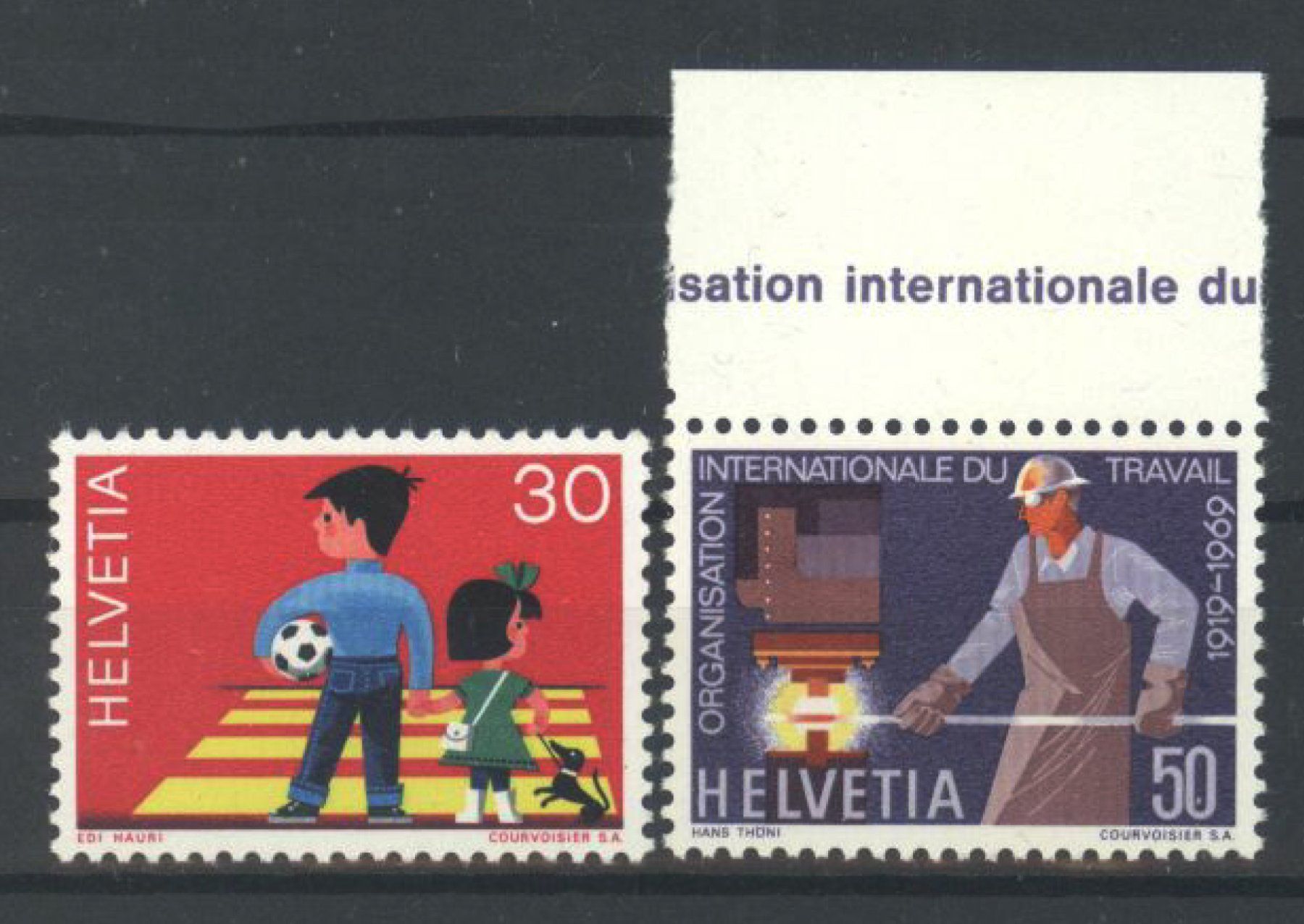Alle Briefmarken: 1969, Sonderpostmarken II ** – Gebraucht aus Willisau von Vollstempel