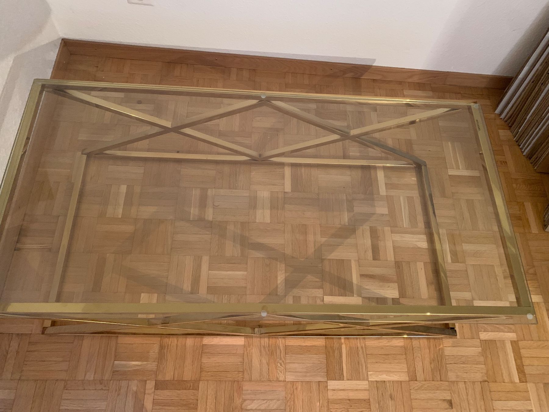 Tables: Table basse avec plateau en verre – Neuf (Voir description) à Neuchâtel par dim_dbm8 1