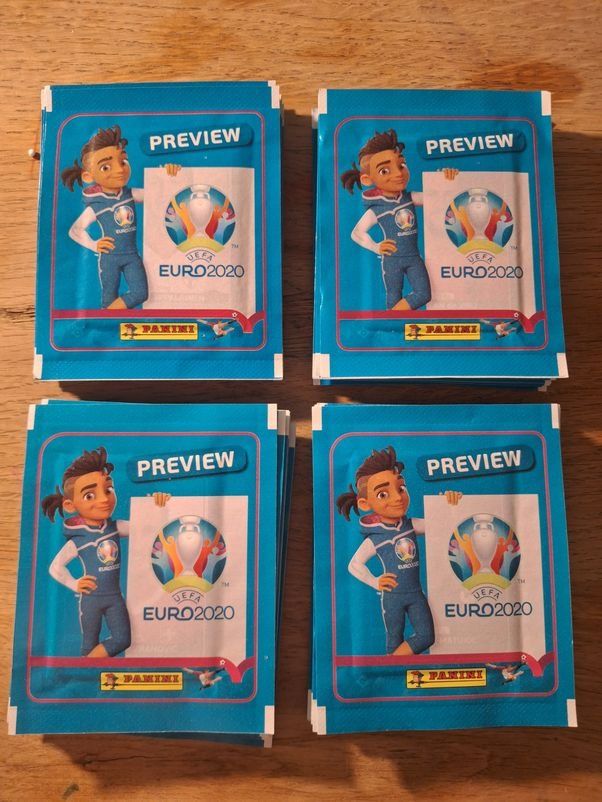 Panini Carte collezionabili: Panini 2020 / Preview Version / Originalverpackte Tüten – Nuovo (secondo la descrizione) da Horw venduto da Zemmerli