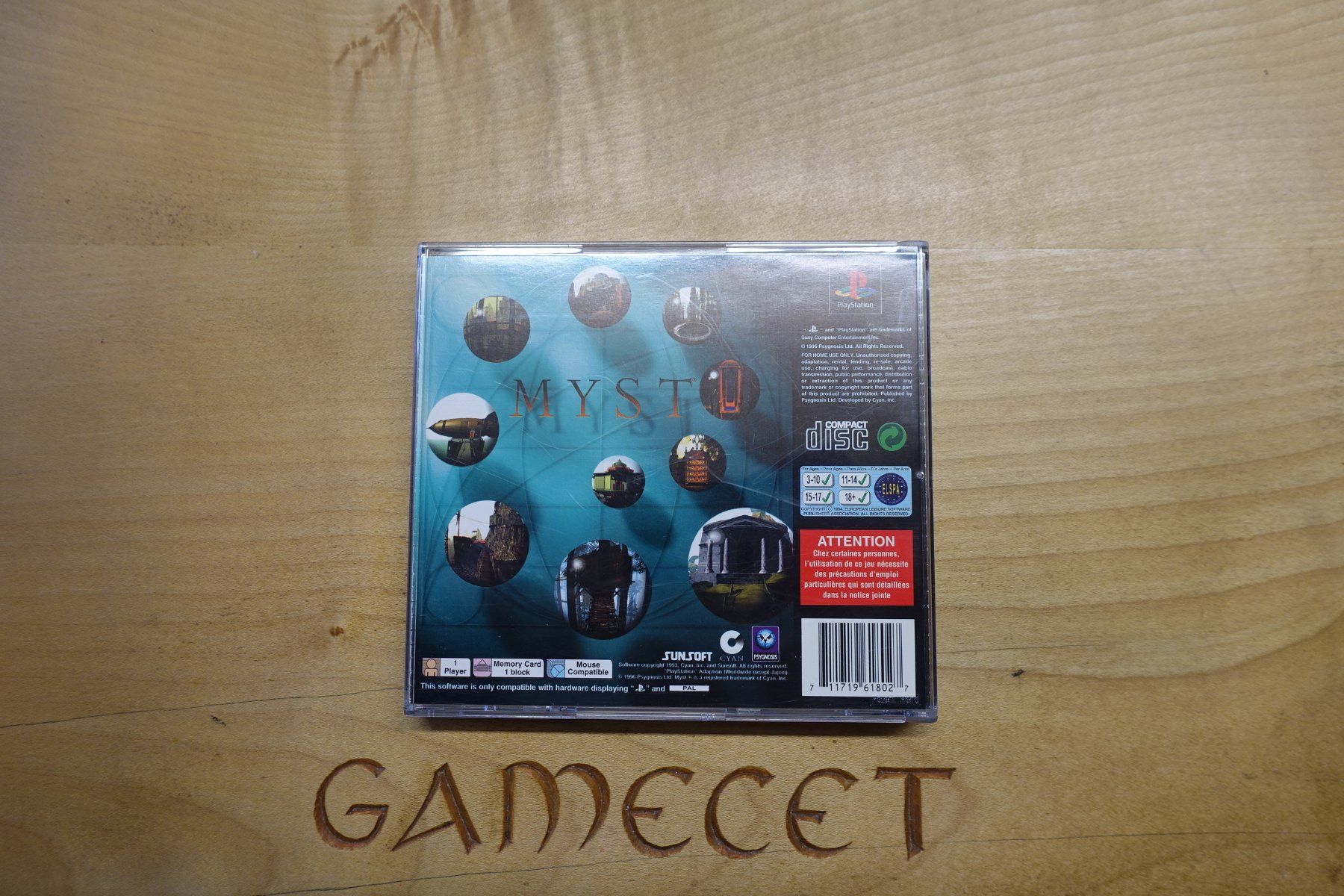 Sony Spiele: Myst – Gebraucht aus Steinach von Gamecet 2