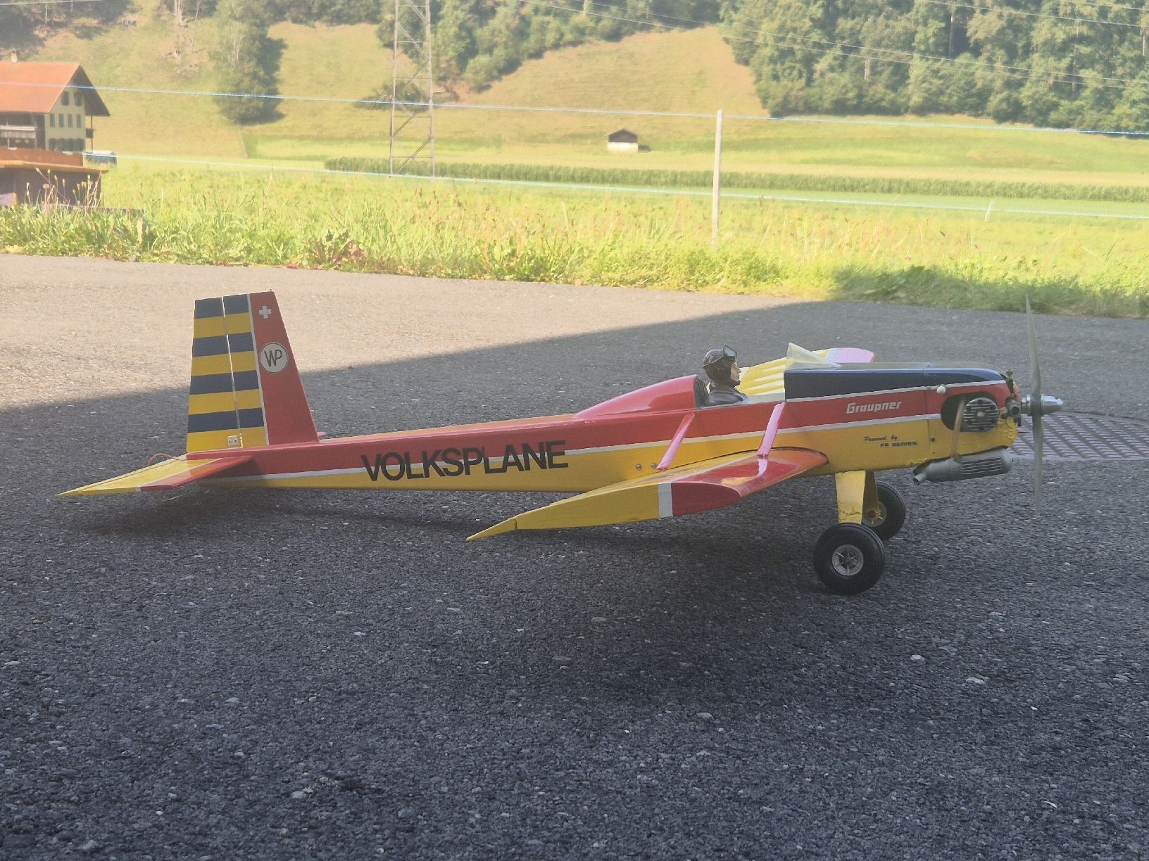 Modellismo RC: Graupner Volksplane  – Usato da Wattenwil venduto da hps_z6w9