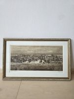 Gravure Originale – Vue d'Avenches (Vaud) – Tirage Limité