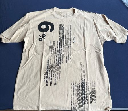 T-Shirt Grösse M mit Aufdruck 6% ungetragen 