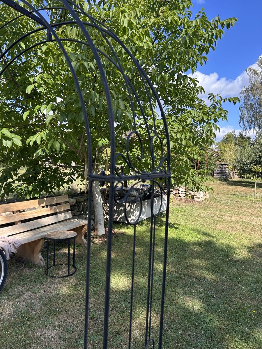 Tiro con l'arco: Gartenbogen Schmiedeeisen schwarz Bogen Deko – Usato da Niederhasli venduto da betscharten 2