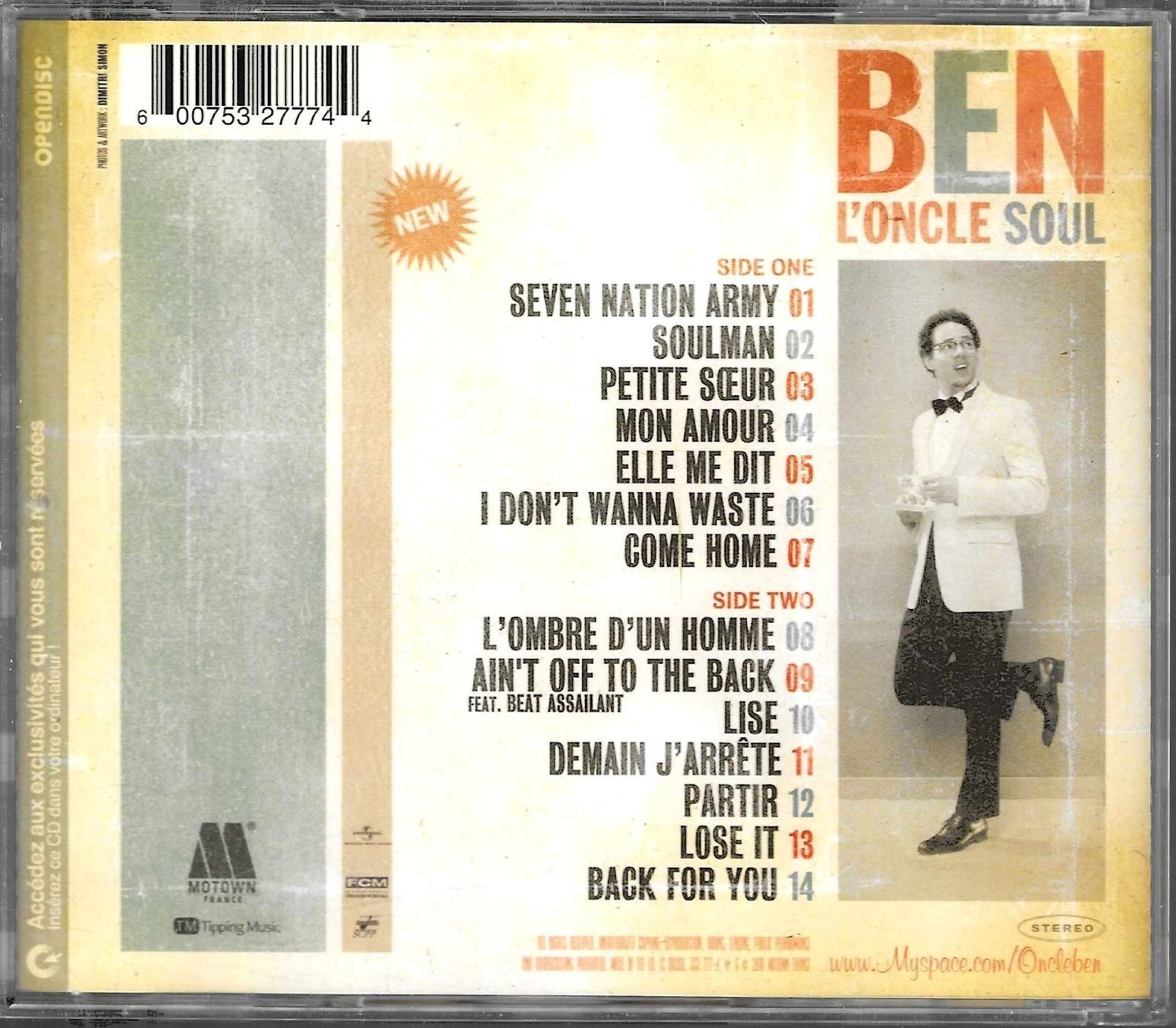 CDs: Ben - L'Oncle Soul – D'occasion à Savagnier par Ne2065 1