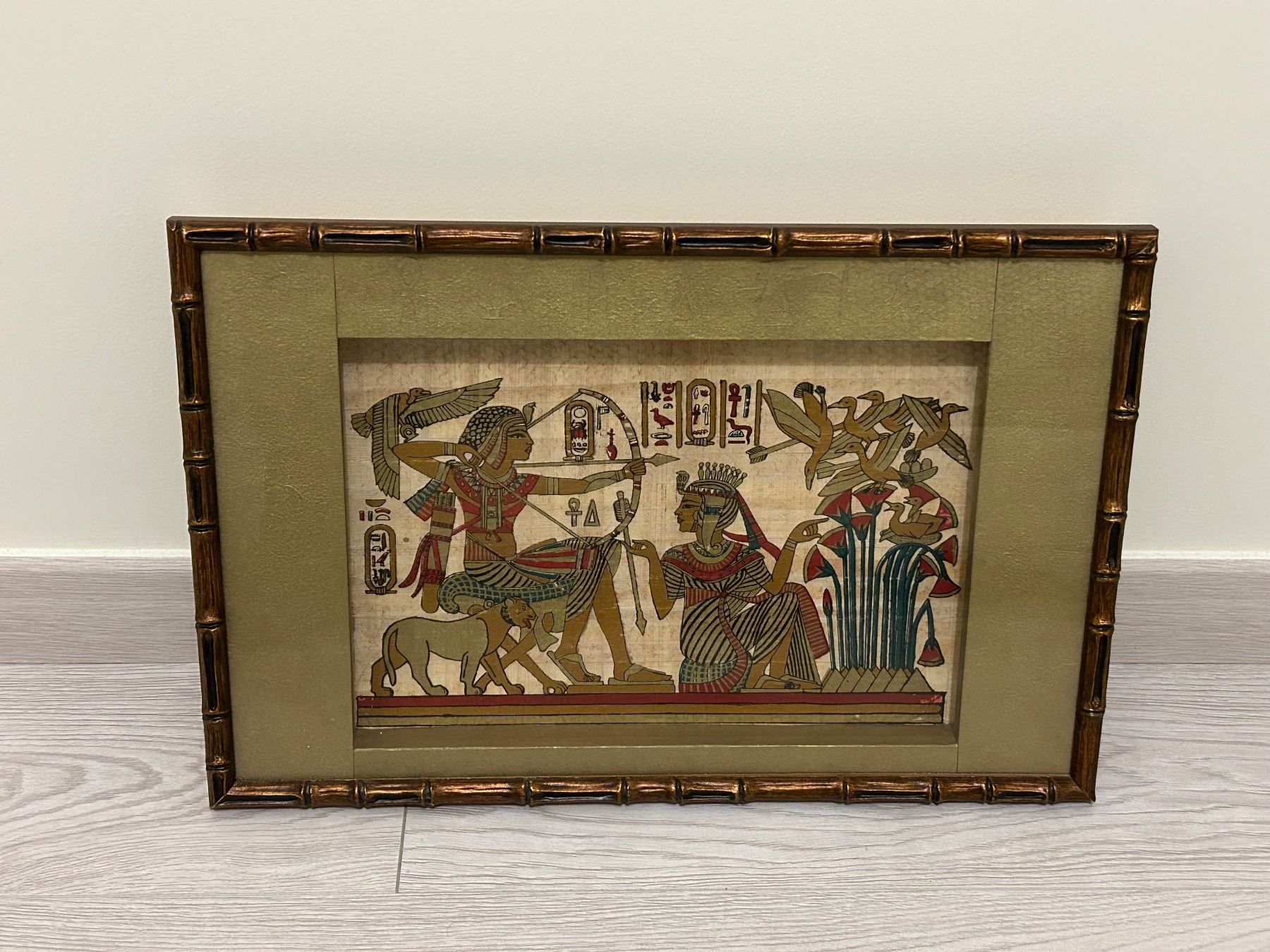 Dipinti: Tableau Égyptien sur Papyrus – Usato da Genève venduto da inn_n9kf