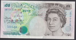 England 5 Pounds 1993