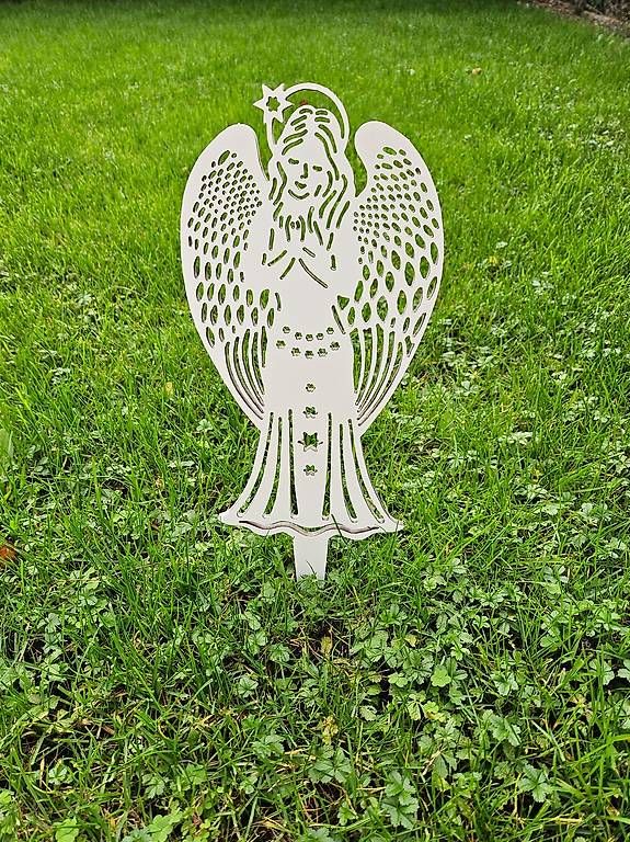 Figuren: Engel Gartenstecker – Neu (gemäss Beschreibung) aus Brunnen von kent03