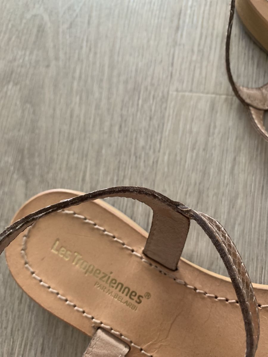 Scarpe da donna: Les Tropeziennes dorées cuir pointure 37 – Usato da Gland venduto da TallyEva 3