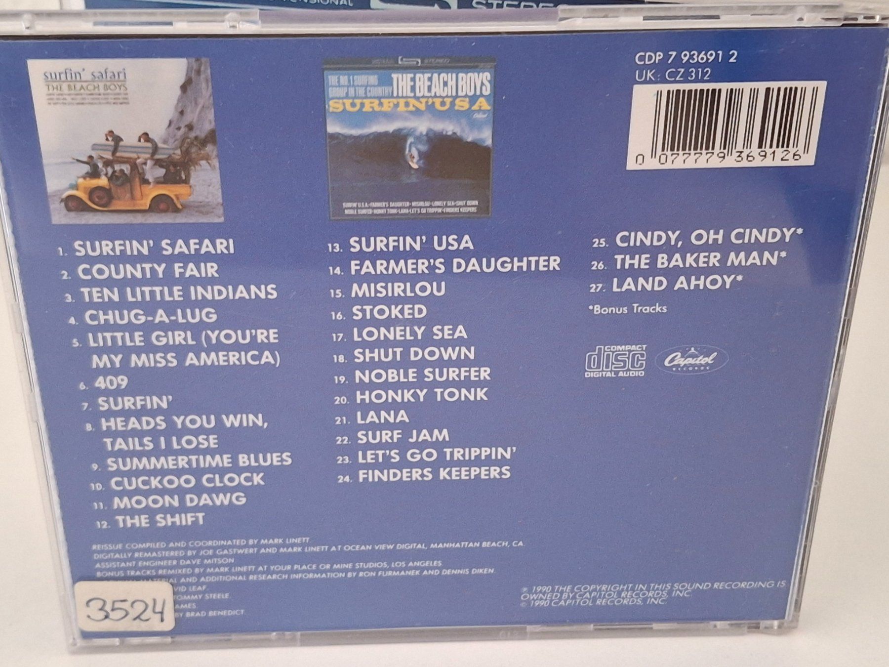 CD: CD The Beach Boys Surfin' Safari & Surfin' – Usato da Aarberg venduto da Jackup1 1