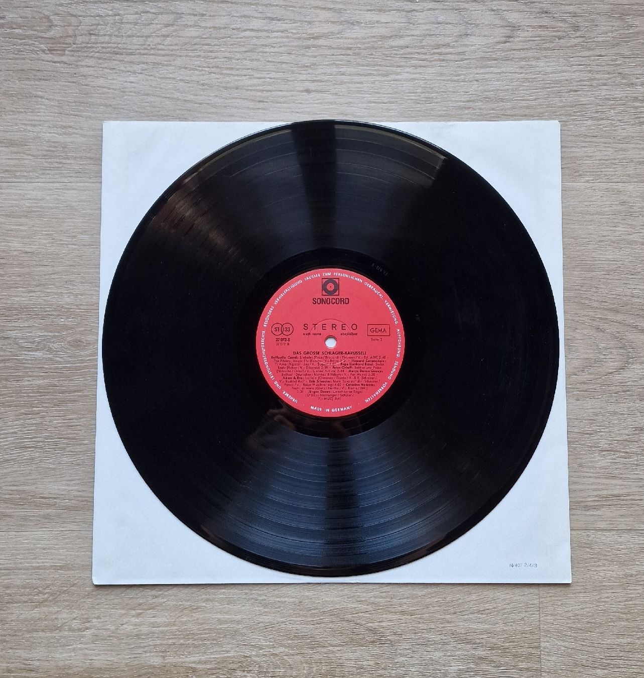 Dischi in vinile: Das grosse Schlager Karussell - Vinyl Schallplatte – Usato da Fischingen venduto da RWB6 2