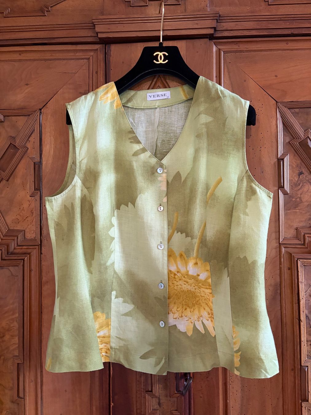 Versace Chemisiers: VERSE / VERSACE  Schwestermarke /  Bluse Weste Gr. 42  NEU – Neuf (Voir description) à Interlaken par Bona55 4