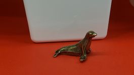 Messing Robbe Figur, Dekoration, Vintage Stil, Top!