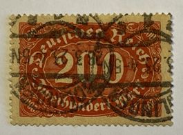 Deutsches Reich Briefmarke 200 Mark