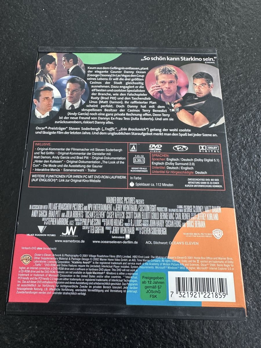 Tutti i DVDs: Ocean's Eleven DVD – Usato da Flüelen venduto da sas_pl7j 1