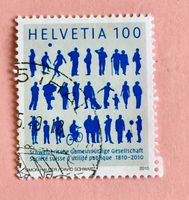 Nr.1354 mit Stempel 200 j.Schw.Gemeinn.Gesellschaft 2010   