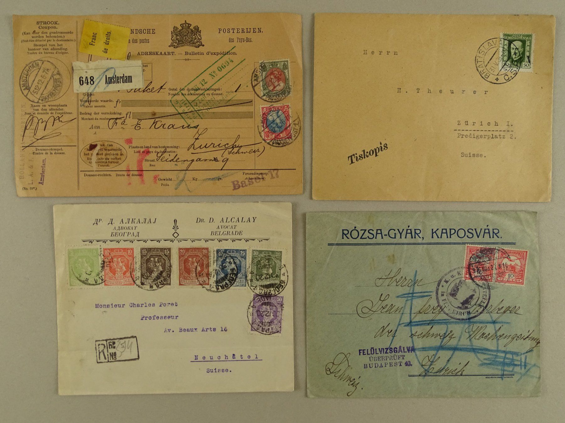 Alle Briefmarken: OSTEUROPA, 17 ÄLTERE BRIEFE/KARTEN – Gebraucht aus Grüningen von Kartensammler 4