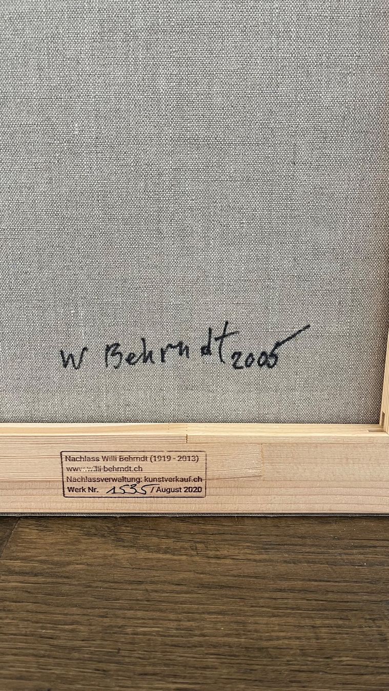 Dipinti: Original Gemälde von Willi Behrndt / grossformatig / Acryl – Usato da Zofingen venduto da Klavier777 3