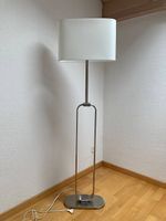 IKEA UPPVIND Stehlampe vernickelt/weiss 150 cm