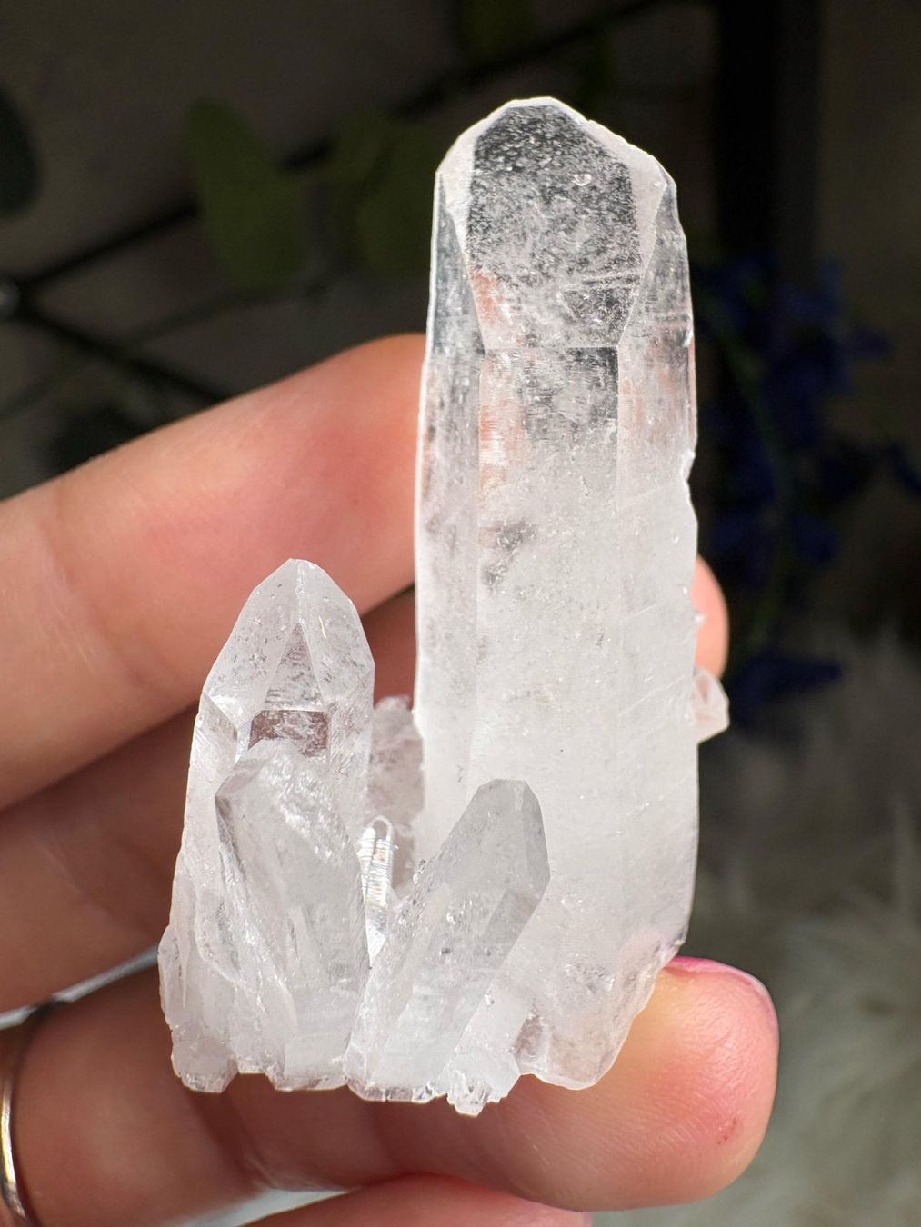 Minerali & Pietre curative: Kolumbianischer Lemurian-Quarz-Cluster – Nuovo (secondo la descrizione) da Neuheim venduto da m.hald 5