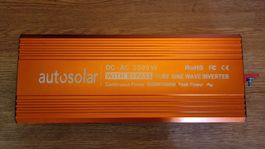 AutosolarReiner Sinus Wechselrichter DC-AC 2000W mit Bypass