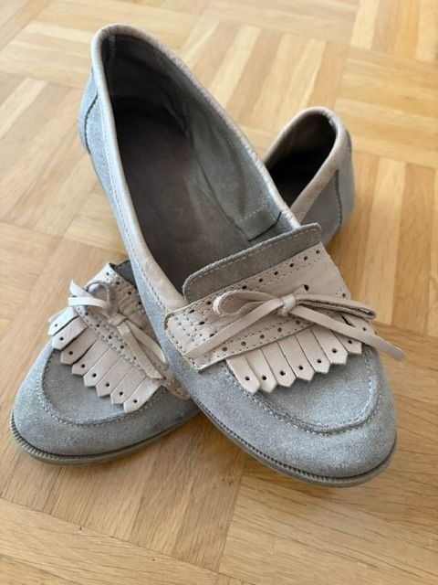 Maddison Scarpe da donna: Moccasins "maddison" Gr. 40 beige – Usato da Walenstadt venduto da ricamul 9