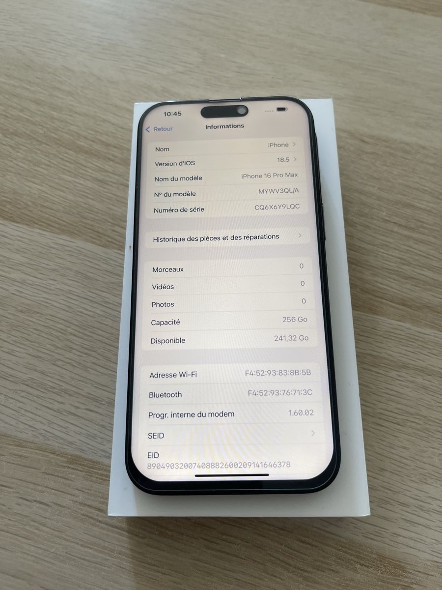 Apple Telefoni cellulari / Smartphones: IPhone 16 pro Max 256gb Akku 100% – Usato da Biel/Bienne venduto da ham_wf9n 5